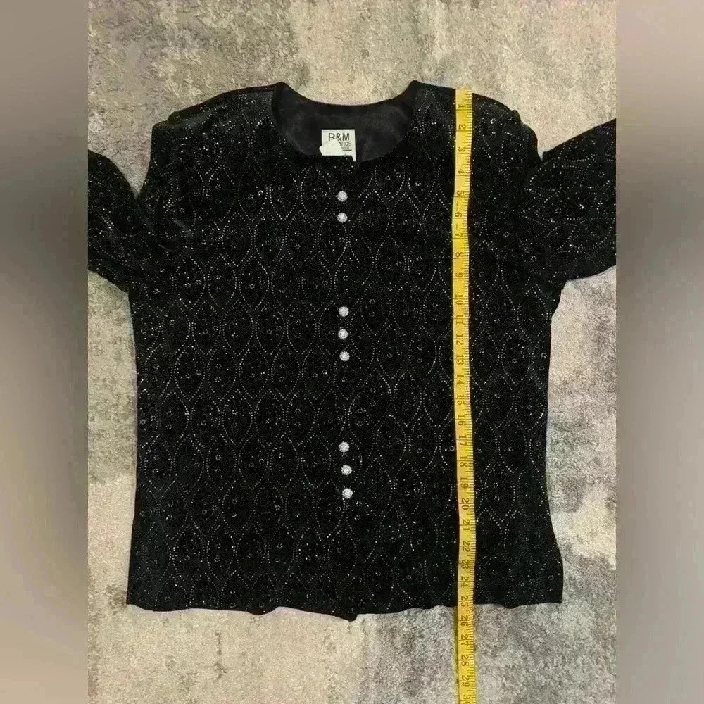 Women’s Black R&M Richards Blouse - Picture 6 of 7